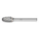 PFERD Hartmetall Hochleistungsfrässtift TOUGH Tropfen TRE Ø 10x16 mm Schaft-Ø 6 mm schlagfest-1