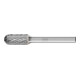 PFERD Hartmetall Hochleistungsfrässtift TOUGH Walzenrund WRC Ø 10x20mm Schaft-Ø 6 mm schlagfest-1