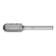 PFERD Hartmetall Hochleistungsfrässtift TOUGH Walzenrund WRC Ø 12x25 mm Schaft-Ø 6 mm schlagfest-1