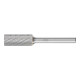 PFERD Hartmetall Hochleistungsfrässtift TOUGH Zylinder ZYA Ø 12x25 mm Schaft-Ø 6 mm schlagfest-1