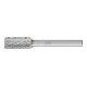 PFERD Hartmetall Hochleistungsfrässtift TOUGH Zylinder ZYAS stirn Ø 10x20mm Schaft-Ø 6 mm schlagfest-1