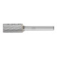 PFERD Hartmetall Hochleistungsfrässtift TOUGH Zylinder ZYAS stirn Ø 12x25 mm Schaft-Ø 6 mm schlagfest-1