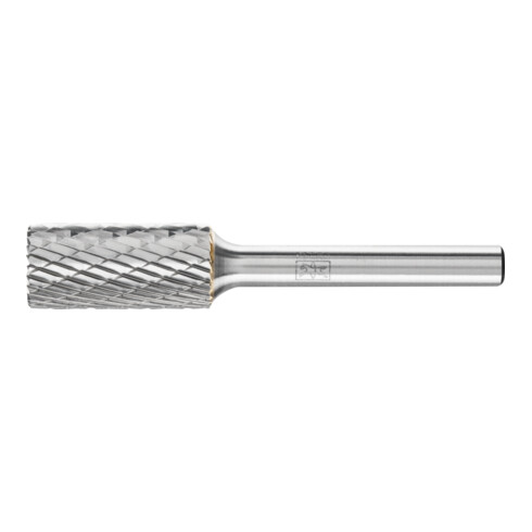 PFERD Hartmetall Hochleistungsfrässtift TOUGH Zylinder ZYAS stirn Ø 12x25 mm Schaft-Ø 6 mm schlagfest