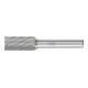PFERD Hartmetall Hochleistungsfrässtift TOUGH Zylinder ZYAS stirn Ø 12x25 mm Schaft-Ø 8 mm schlagfest-1