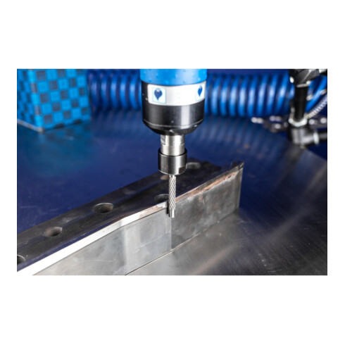 PFERD Hartmetall Kopierfrässtift 7 mm Zylinder ZYA Ø06x30mm Schaft-Ø 6 mm Z4 universal mittel fein