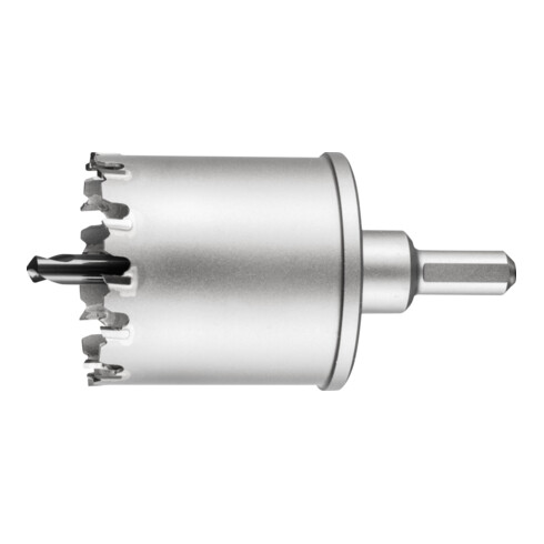 PFERD Hartmetall Lochschneider/-Lochsäge Ø 60x60mm Schaft-Ø 12 mm Schnitttiefe 57 mm universal