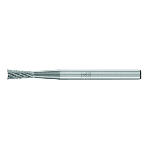 PFERD Hartmetall Winkelfrässtift stirnverzahnt WKNS Ø 03x07mm Schaft-Ø 3mm Z3P universal mittel kreuzverzahnt