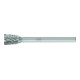 PFERD Hartmetall Winkelfrässtift stirnverzahnt WKNS Ø 06x07mm Schaft-Ø 3mm Z3P universal mittel kreuzverzahnt-1
