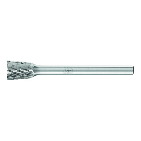 PFERD Hartmetall Winkelfrässtift stirnverzahnt WKNS Ø 06x07mm Schaft-Ø 3mm Z3P universal mittel kreuzverzahnt