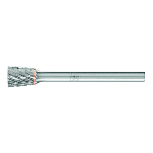 PFERD Hartmetall Winkelfrässtift WKN Ø 06x07 mm Schaft-Ø 3 mm Z3P universal mittel kreuzverzahnt
