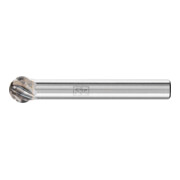 PFERD Hartmetall Hochleistungsfrässtift STEEL Kugel KUD Ø 08x07 mm Schaft-Ø 6 mm für Stahl