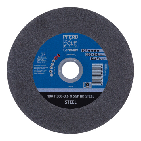 PFERD HEAVY DUTY SGP bis Ø 2000 mm 100 T 300-3,6 Q SGP HD STEEL/40,0