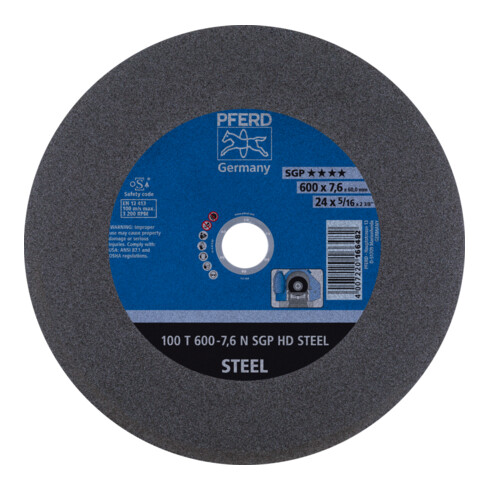 PFERD HEAVY DUTY SGP bis Ø 2000 mm 100 T 600-7,6 N SGP HD STEEL/60,0