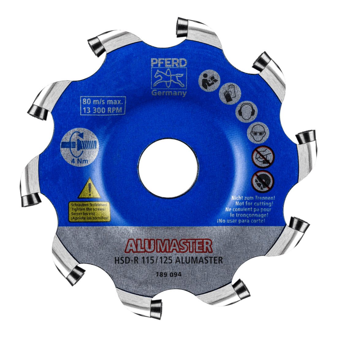 PFERD High Speed Disc ALUMASTER HICOAT- HSD-R 115/125 ALUMASTER HICOAT
