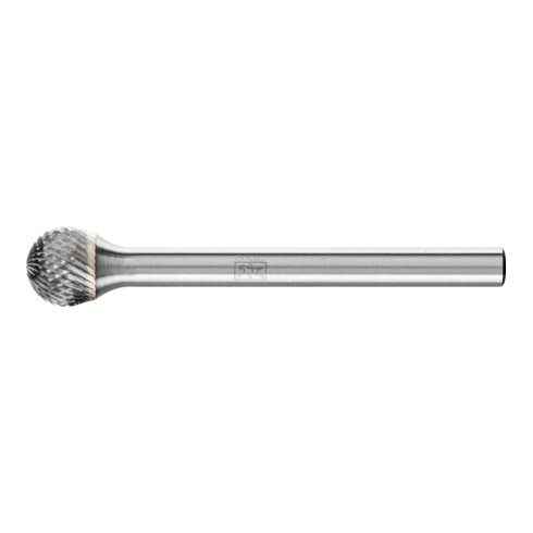 PFERD TOOLS Hartmetall Hochleistungsfrässtift MICRO Kugel KUD Ø 06x05 mm Schaft-Ø 3 mm Feinbearbeitung