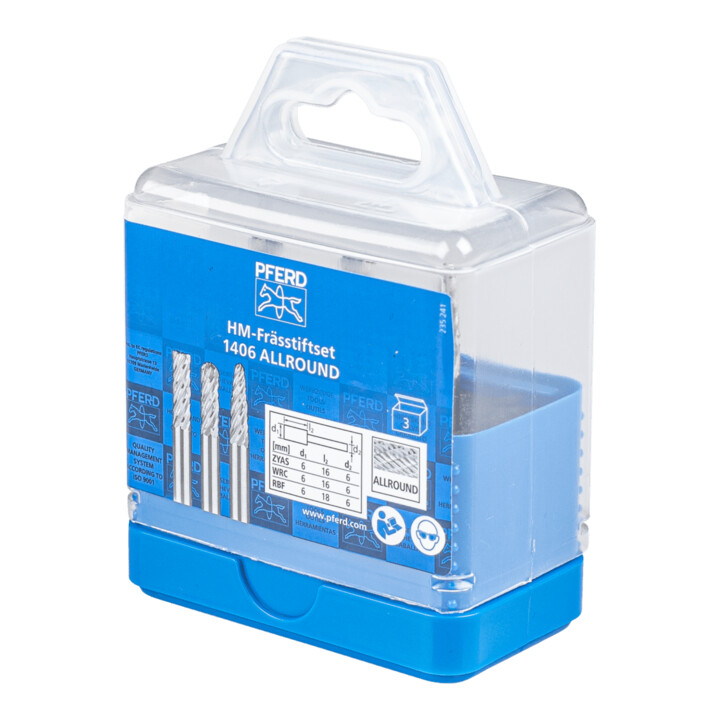 PFERD HM stiftfrezenset 1406 Allround