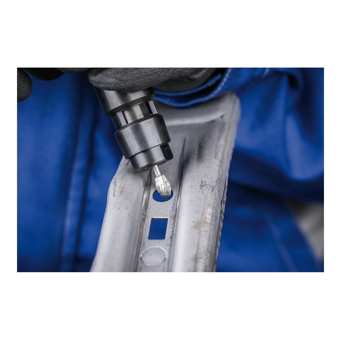 PFERD HSS Feinfrässtift Ø 7 mm Schaft-Ø 3 mm SP universal mittel fein Spanbrecher