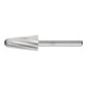 PFERD HSS Frässtift ALU Rundkegelform L Ø 16x30mm Schaft-Ø 6 mm Alu/NE-1