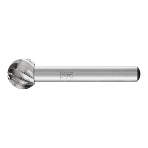 PFERD HSS Frässtift Kugelform F Ø 12x10mm Schaft-Ø 6 mm Z 1 universal grob