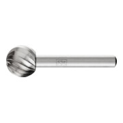 PFERD HSS Frässtift Kugelform F Ø 16x14 mm Schaft-Ø 6 mm Z 1 universal grob