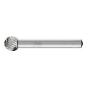 PFERD HSS Frässtift Kugelform F Ø 10x09 mm Schaft-Ø 6 mm Z 3 universal mittel fein Spanbrecher