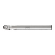 PFERD HSS Frässtift Tropfenform O Ø 06x10mm Schaft-Ø 6 mm Z 3 universal mittel fein Spanbrecher