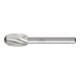 PFERD HSS Frässtift Tropfenform O Ø 12x20mm Schaft-Ø 6 mm Z 1 universal grob