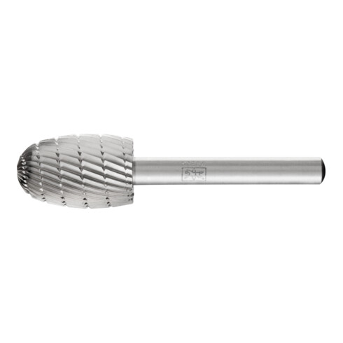 PFERD HSS Frässtift Tropfenform O Ø 16x25 mm Schaft-Ø 6 mm Z 3 universal mittel fein Spanbrecher