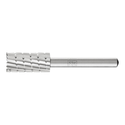 PFERD HSS Frässtift Zylinderform stirn A-ST Ø 12x25mm Schaft-Ø 6mm Z 2 universal mittel Spanbrecher