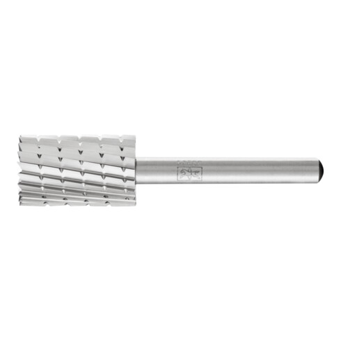 PFERD HSS Frässtift Zylinderform stirn A-ST Ø 16x25mm Schaft-Ø 6mm Z 2 universal mittel Spanbrecher