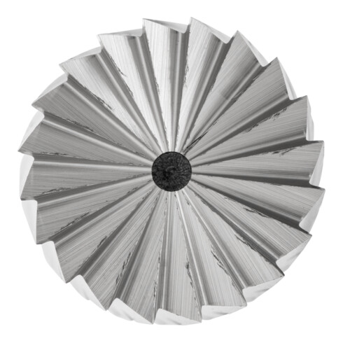 PFERD HSS Frässtift Zylinderform stirn A-ST Ø 16x25mm Schaft-Ø 6mm Z 2 universal mittel Spanbrecher