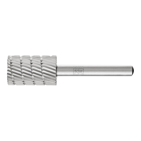 PFERD HSS Frässtift Zylinderform stirn A-ST Ø 16x25mm Schaft-Ø 6mm Z 3 universal mittel fein Spanbrecher
