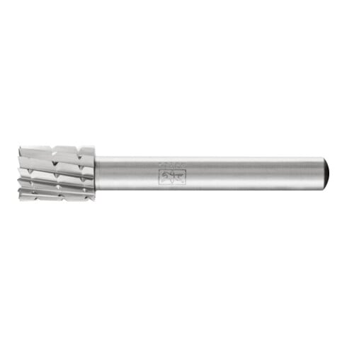 PFERD HSS Frässtift Zylinderform stirn A-ST Ø 10x13mm Schaft-Ø 6mm Z 2 universal mittel Spanbrecher