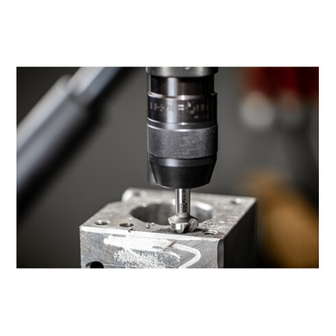 PFERD HSS Kegel-und Entgratsenker UGT 90° Ø 10,4 mm Schaft-Ø 6 mm DIN 335 C mit Ungleichteilung