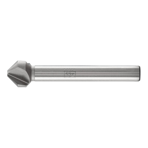PFERD HSSE Co5 Kegel-und Entgratsenker 90° Ø 10,4 mm Schaft-Ø 6 mm DIN 335 C mit Ungleichteilung