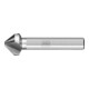 PFERD HSSE Co5 Kegel-und Entgratsenker 90° Ø 19 mm Schaft-Ø 10 mm DIN 335 C mit Ungleichteilung-1