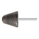 PFERD INOX EDGE Schleifstift Kegel Ø 32x32 mm Schaft-Ø 6 mm A24 für Edelstahl-1