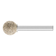 PFERD INOX EDGE Schleifstift Kugel Ø 16x16 mm Schaft-Ø 6 mm A30 für Edelstahl