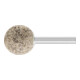 PFERD INOX EDGE Schleifstift Kugel Ø 25x25 mm Schaft-Ø 6 mm A30 für Edelstahl-1