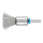 PFERD INOX-TOTAL Pinselbürste ungezopft PBUIT Ø15 mm Schaft-Ø6 mm Edelstahl-Draht-Ø0,15