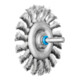 PFERD INOX-TOTAL Rundbürste gezopft RBGIT Ø70x6 mm Schaft-Ø6 mm Edelstahl-Draht-Ø0,35-1