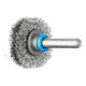 PFERD INOX-TOTAL Rundbürste ungezopft RBUIT Ø30x6 mm Schaft-Ø6 mm Edelstahl-Draht-Ø0,20-1