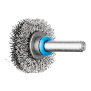 PFERD INOX-TOTAL Rundbürste ungezopft RBUIT Ø30x6 mm Schaft-Ø6 mm Edelstahl-Draht-Ø0,20