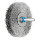 PFERD INOX-TOTAL Rundbürste ungezopft RBUIT Ø70x15 mm Schaft-Ø6 mm Edelstahl-Draht-Ø0,15-1