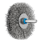 PFERD INOX-TOTAL Rundbürste ungezopft RBUIT Ø70x15 mm Schaft-Ø6 mm Edelstahl-Draht-Ø0,30