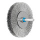 PFERD INOX-TOTAL Rundbürste ungezopft RBUIT Ø80x15 mm Schaft-Ø6 mm Edelstahl-Draht-Ø0,15-1