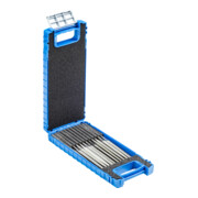PFERD Jeu de limes aiguilles diamantées, 11 pièces, 140 mm D126 μm
