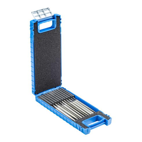 PFERD Jeu de limes aiguilles diamantées, 11 pièces, 140 mm D91 μm