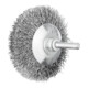 PFERD Kegelbürste ungezopft KBU Ø70x10mm Schaft-Ø6 mm Stahl-Draht-Ø0,30-1