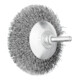 PFERD Kegelbürste ungezopft KBU Ø80x10mm Schaft-Ø6 mm Stahl-Draht-Ø0,30-1